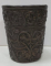 Pahar din cupru lucrat si decorat manual, cca. 1900