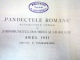 PANDECTELE ROMANE 1931-C.HAMANGIU