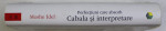 PERFECTIUNI CARE ABSORB , CABALA SI INTERPRETARE de MOSHE IDEL , 2004 *EDITIE CARTONATA
