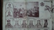 Plansa cu portretele domnitorilor de la Decebal pana la Mihai I