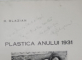 PLASTICA ANULUI  1931 / L 'ART ROUMAINE EN 19321 , precede d'un APERCU SUR L 'ART ROUMAINE MODERNE de H. BLAZIAN , TEXT IN ROMANA SI FRANCEZA , 1931 , DEDICATIE *