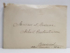 PLIC CUPRINZAND O INVITATIE LA DINEU DIN PARTEA AMBASADORULUI ITALIEI  SI BILET DE DANS AL DOMNULUI SI DOAMNEI MIHAIL CONSTANTINESCU SI O CARTE DE VIZITA A AVOCATULUI NIC. FOCSENEANU , PERIOADA INTERBELICA