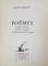 POEMES par ROGER DEVIGNE , 1956, DEDICATIE *