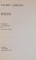 POEZII de VALERY LARBAUD ,EDITIE BILINGVA (ROMANA-FRANCEZA) 1971