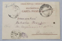POSTA RURALA , POSTAS INMANAND O SCRISOARE UNEI TARANCI ,  IN PRIDVORUL CASEI , CARTE POSTALA ILUSTRATA , CROMOLITOGRAFIE , CLASICA