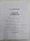 POVESTEA AFORISMELOR  - ESEU de G.G. COSTANDACHE , 2004, DEDICATIE*