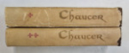 POVESTIRILE DIN CANTERBURY de GEOFFREY CHAUCER , ilustratii de VAL MUNTEANU , VOLUMELE I - II , 1964