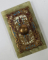Prespapier din bronz aurit, decorat cu email policrom, montat pe marmura, Secol XIX
