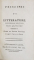 PRINCIPES DE LITTERATURE -  COURS DE BELLE LETTRES par M. BATTEUX  , TOME I - IV , 1755
