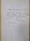 Printre apostoli, Bucuresti 1929, cu dedicatia autorului