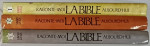 RACONTE - MOI LA BIBLE AUJOURD 'HUI par LOUISE TOBLER - MALER , VOLUMELE I - III , illustrations MORITZ KENNEL , 1984