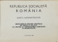 REPUBLICA SOCIALISTA ROMANIA , HARTA ADMINISTRATIVA , 14 IANUARIE , 1968
