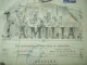 REVISTA FAMILIA, ANUL IV  1868 SI ANUL V 1869