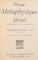 REVUE DE METAPHYSIQUE ET DE MORALE PARAISSANT TOUS LES TROIS MOIS  1927