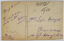 ROMALD BULFINSKY , ARTIST ROMAN  ( 1878 -1953 ) , IN PIESA ' MUGURUL ' , FOTOGRAFIE TIP CARTE POSTALA , 1915