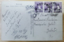 ROMAN , STRADA MARE CU TEATRUL MODERN , FOTOGRAFIE TIP CARTE POSTALA , 1930