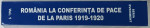 ROMANIA LA CONFERINTA DE PACE DE LA PARIS 1919 -1920 , VOLUMUL I : DOCUMENTE DIPLOMATICE 1 DEC. 1918 -28 IUNIE 1919 de DUMITRU PREDA ...ALEXANDRU GHISA , 2010 , DEDICATIE *