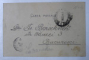 ROMANII LA ROMA - MINISTRUL BACCELLI ROSTIND DISCURSUL SAU IN FORUL TRAIAN 12 OCT. 1899  , ROMA , CARTE POSTALA ILUSTRATA , MONOCROMA , 1901, CLASICA*