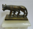 ROMULUS SI REMUS, STATUETA DIN BRONZ, SECOL XX