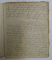 ROSTUL CASEI - MANUSCRIS de DIACON N. RADULESCU , 1906