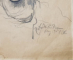 SABIN POPP ( 1896- 1928 )  , PORTRET DE COPIL , SEMNAT SI DATAT , 1925