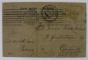 SARBATORI FERICITE  ! FELICITARE CU TRIFOI CU PATRU FOI SI CIUPERCUTE , EMBOSATA , CARTE POSTALA , 1907