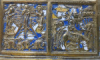 Scene din viata Mantuitorului, Icoana din bronz cu email, Rusia sec. XIX