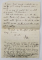 SCRISOARE DESTINATA LUI IONEL POP , NEPOT AL LUI IULIU MANIU , 1937