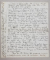SCRISOARE SCRISA SI SEMNATA OLOGRAF de VLADIMIR DOGARU , DATATA 21 DECEMBRIE 1931