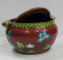 Scrumiera Cloisonne, China, Secol XX