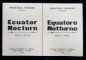 SET DE TREI CARTI - ECUATOR NOCTURN de FRANCESCO MERIANO , - FUTURIST , EDITIE ANASTATICA DUPA EDITIA 1916 , APARUTA 2007 , NUMEROTATA 37 DIN 94 PE HARTIE MUNKEN PRINT *