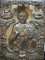 Sf Ierarh Nicolae Facatorul de Minuni, Icoana Romaneasca cu ferecatura din argint, datata, 1880
