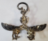 Solnita din metal argintat decorata cu motive vegetale, Secol XX