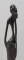 Statueta africana din bronz, Secol XX