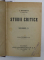 STUDII CRITICE de I. GHEREA ( C. DOBROGEANU ) , VOLUMELE II- III / SPIRITUL CRTIC IN CULTURA ROMANEASCA  de G. IBRAILEANU , COLEGAT DE TREI CARTI , 1923 , PREZINTA SUBLINIERI CU CREION COLORAT *