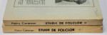 STUDII DE FOLCLOR de PETRU CARAMAN , VOLUMELE I - II , 1987 - 1988