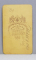 TANAR LANGA O VAZA DE FLORI PE PIEDESTAL , FOTOGRAFIE TIP C.D.V. , STUDIO KIRSCHNER V. , BUDA , CCA . 1890