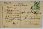 TARGOVISTE , RUNELE PALATULUI DOMNESC SI TURNUL CHINDIEI , CARTE POSTALA , 1914