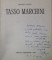 TASSO MARCHINI de NEGOITA  LAPTOIU , 1984 , DEDICATIE CATRE VASILE FLOREA *