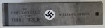 TEH RISE AND FALL OF THE THIRD REICH - A HISTORY OF NAZI GERMANY by WILLIAM L . SHIRER , 1981