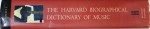 THE HARVARD BIOGRAPHICAL DICTIONARY OF MUSIC by DON MICHAEL RANDEL , 1996