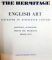 THE HERMITAGE . ENGLISH ART SIXTEENTH TO NINETEENTH CENTURY . PAINTINGS , SCULPTURE , PRINTS AND DRAWINGS MINOR ARTS , 1979