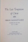 THE LAST TEMPTATION OF CHRIST de NIKOS KAZANTZAKIS, 1960