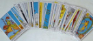 THE RIDER - WAITE TAROT DECK , SET CU PLIANT CU INSTRUCTIUNI SI 78 CARTOLINE , by PAMELA  COLMAN SMITH , ANII '2000