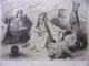 THEODORE VALERIO, INTERIOR MUNTENEGRIN , GRAVURA, 1864