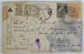 TIPURI DIN TINUTUL VASLUI , ROMANIA , BARBAT SI FEMEIE LA FANTANA , IN PORT POPULAR , CARTE POSTALA , 1926