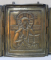 TRIPTIC DE CALATORIE DIN BRONZ, RUSIA SEC. 19