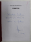 TRIPTIC - POEME , EDITIE IN ROMANA , FRANCEZA , ITALIANA de GEORGES DUMITRESCO , 1998 , DEDICATIE *