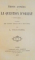 TROIS ANNEES DE LA QUESTION D'ORIENT 1856-1859 D'APRES PAPIERS INEDITS DE M. THOUVENEL par L. THOUVENEL, PARIS  1897