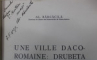 UNE VILLE DACO - ROMAINE : DROBETA par AL. BARCACILA , 1938 , DEDICATIE *